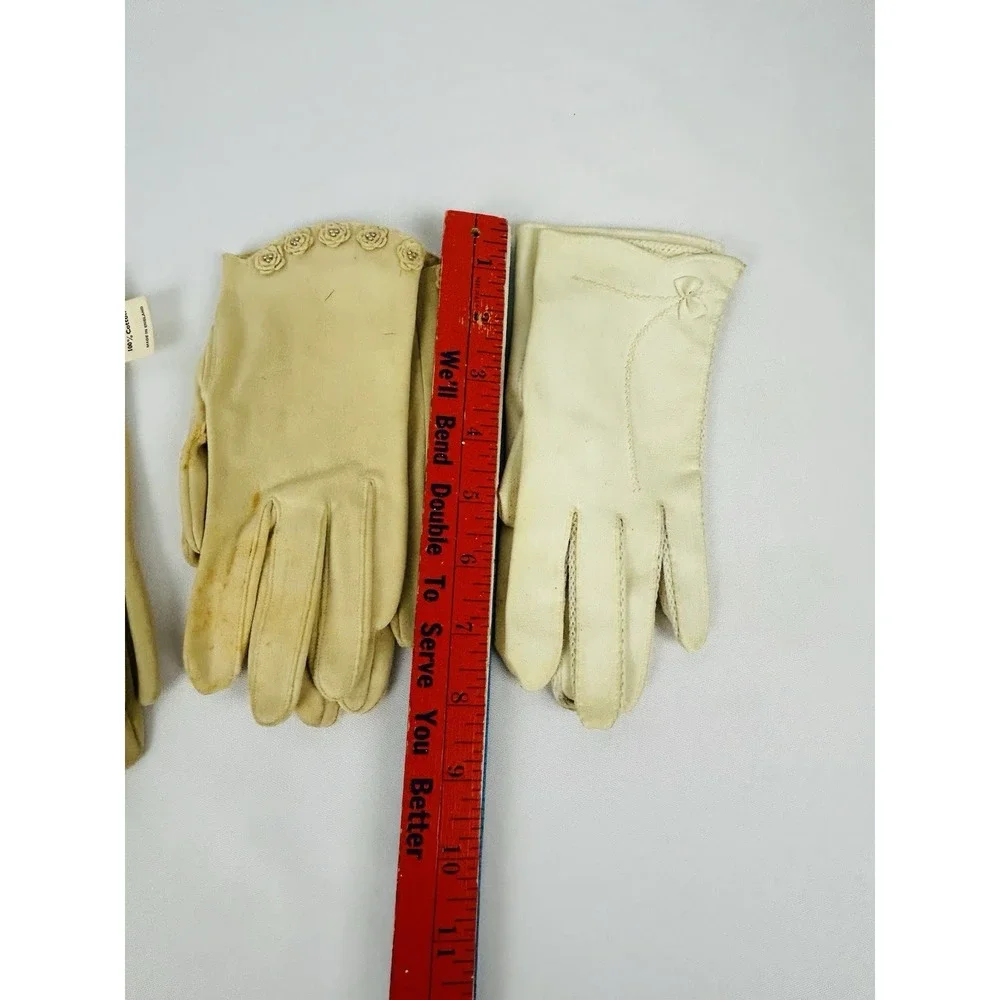 Lot of 5 Vintage Women's Gloves Grandma Dress